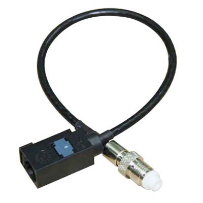 Fakra A Female to FME Female Connector Adapter Cable / Connector Antenna