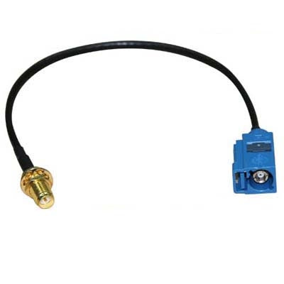 Fakra C Male to RP-SMA Female Connector Adapter Cable / Connector Antenna