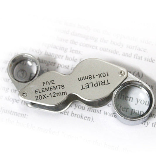 10X - 20X Portable & Rotatable Handheld Jewelry Loupe Magnifier Reading Magnifier (MG22181)
