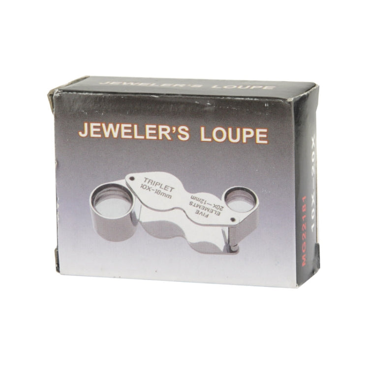 10X - 20X Portable & Rotatable Handheld Jewelry Loupe Magnifier Reading Magnifier (MG22181)