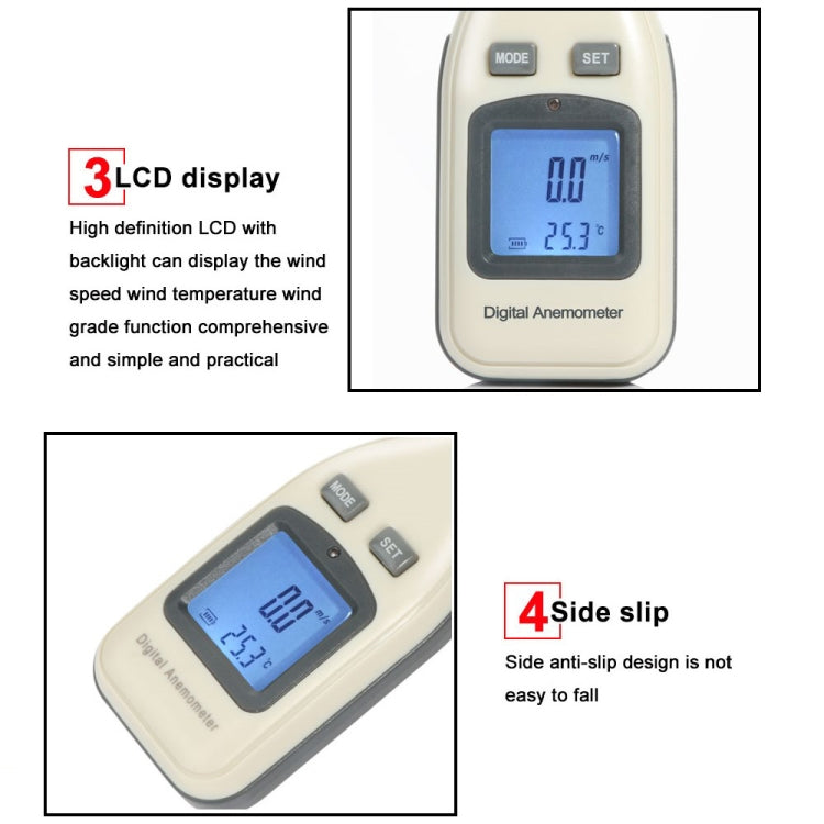 BENETECH Digital Electronic Anemometer (GM816A)