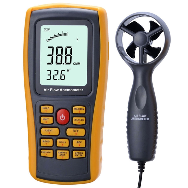 BENETECH GM8902 2.6 Inch LCD Screen Digital Wind Speed Meter Anemometer