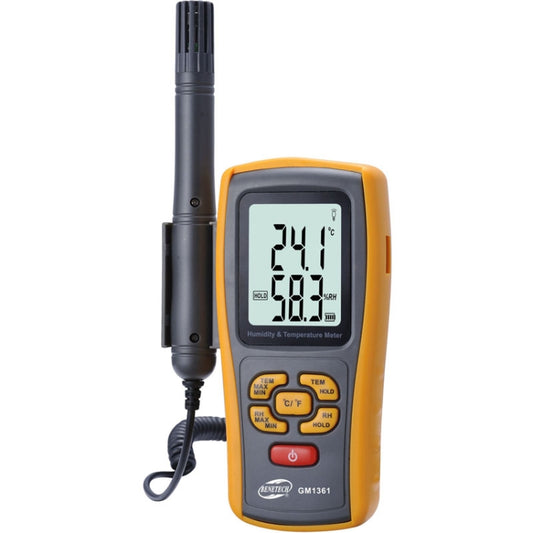 BENETECH GM1361 2.5 Inch Screen Digital Temperature & Humidity Meter Hygrometer / Thermometer