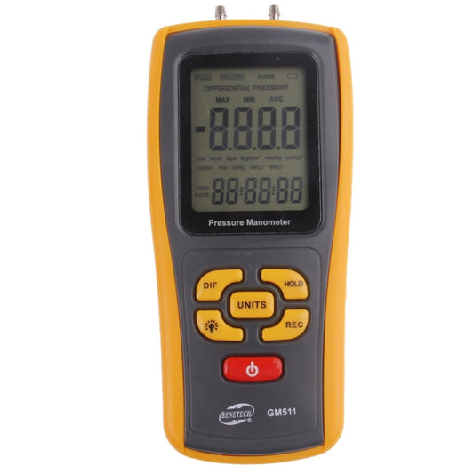 BENETECH GM511 LCD Display Pressure Manometer