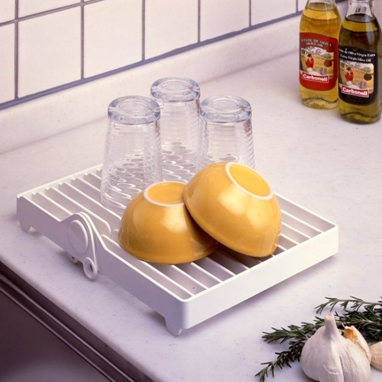 Foldable Dish Drip Rack Plate Holder
