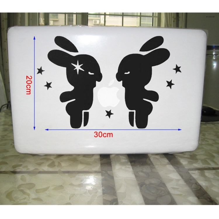 Decor Little Rabbit Notebook Removable Stickers, DIY Free Combination, Size: 20cm x 30cm