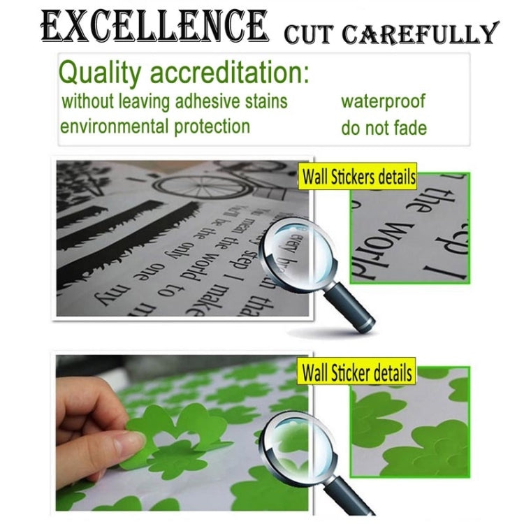 Decor Little Rabbit Notebook Removable Stickers, DIY Free Combination, Size: 20cm x 30cm