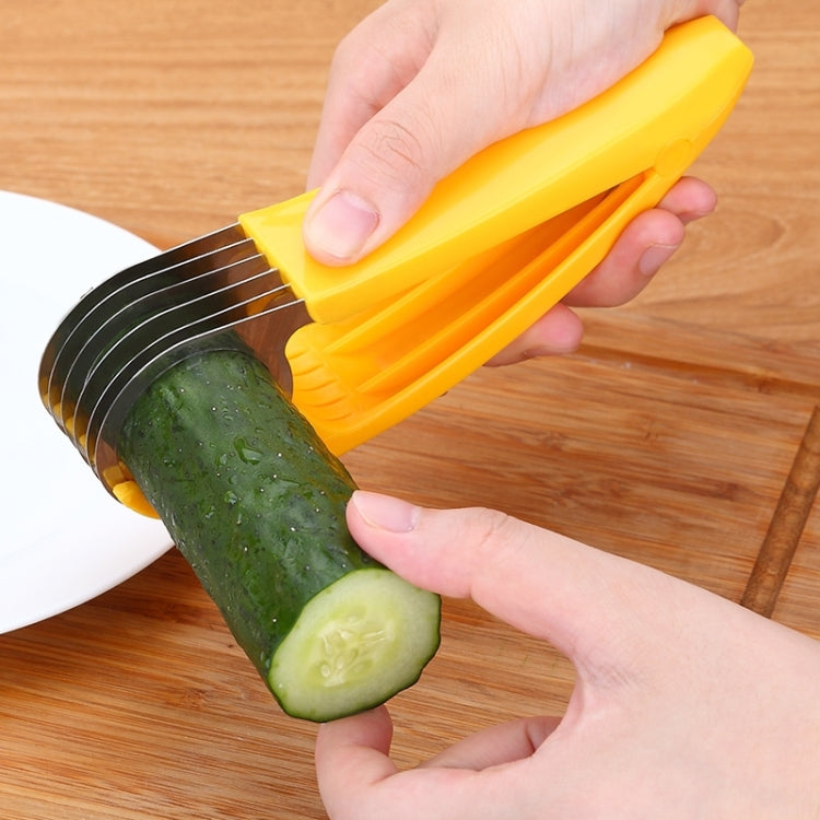 Kitchen Tool Banana Slicer Cutter Chopper for Fruit Salad