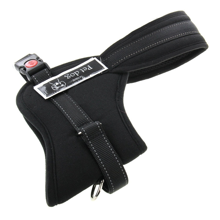 Soft Thicken Pet Chest Suspenders Dog Traction Rope, Size: M (50-65cm)