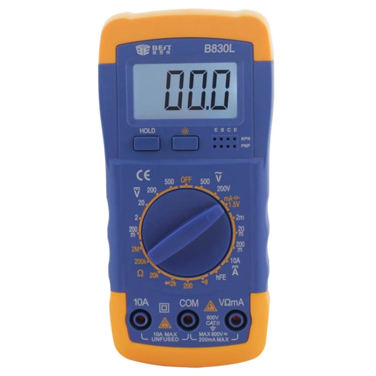 BEST BST- B830L 9V LCD Screen Display Digital Multimeter