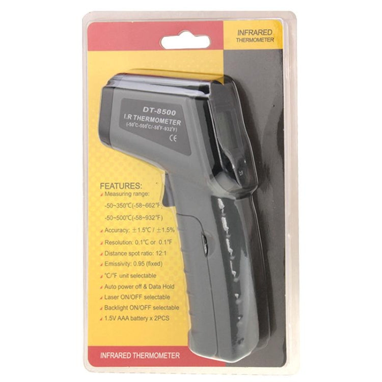 DT-8500 LCD Digital Infrared Thermometer, Temperature Range: -50-500 Celsius Degree