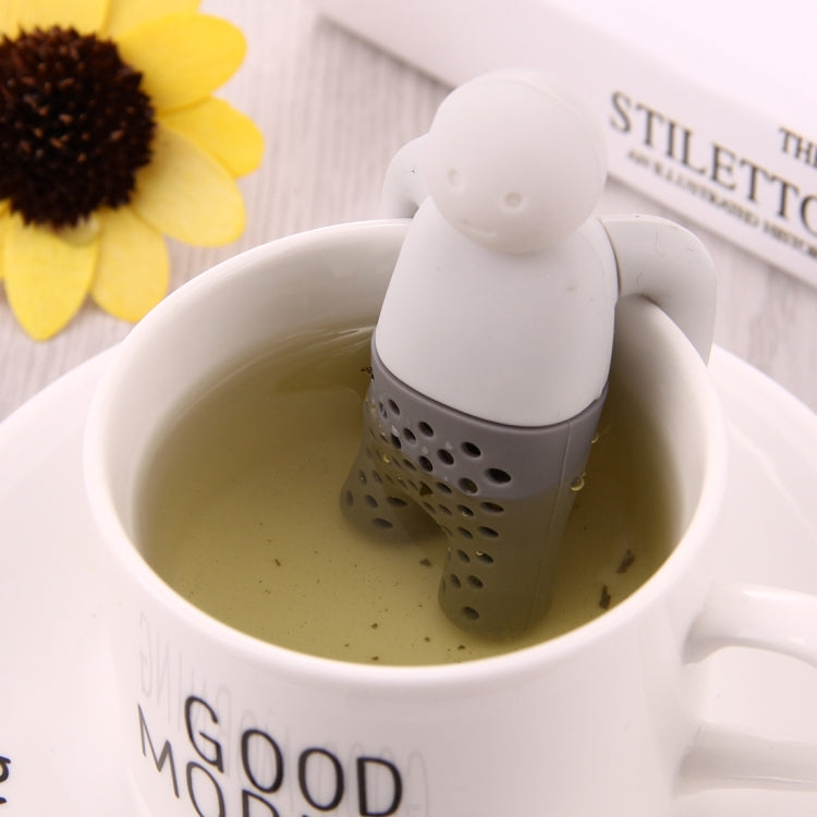 Cute Mr Tea Infuser Silicone Tea Strainers