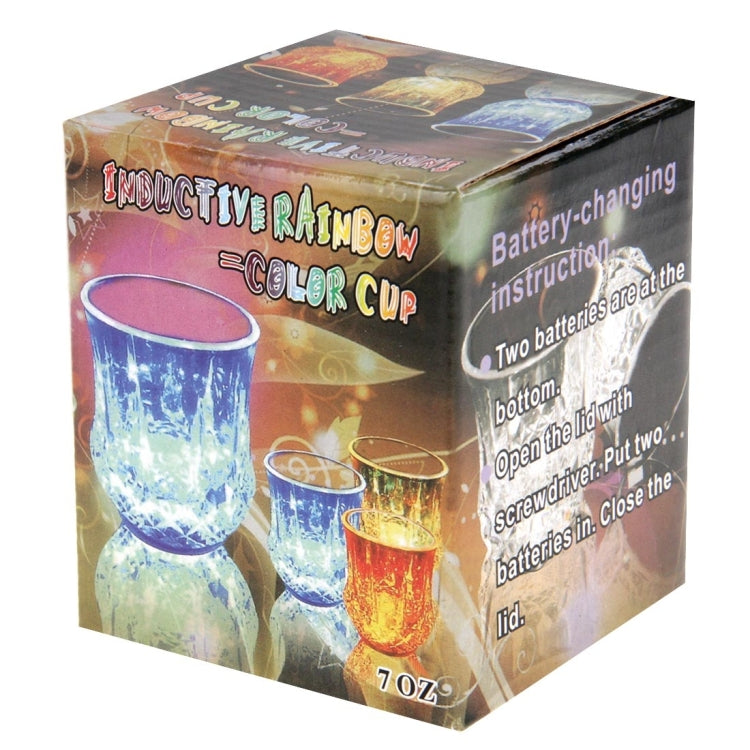 Creative Colorful LED Light Pineapple Inductive Rainbow Color Cup