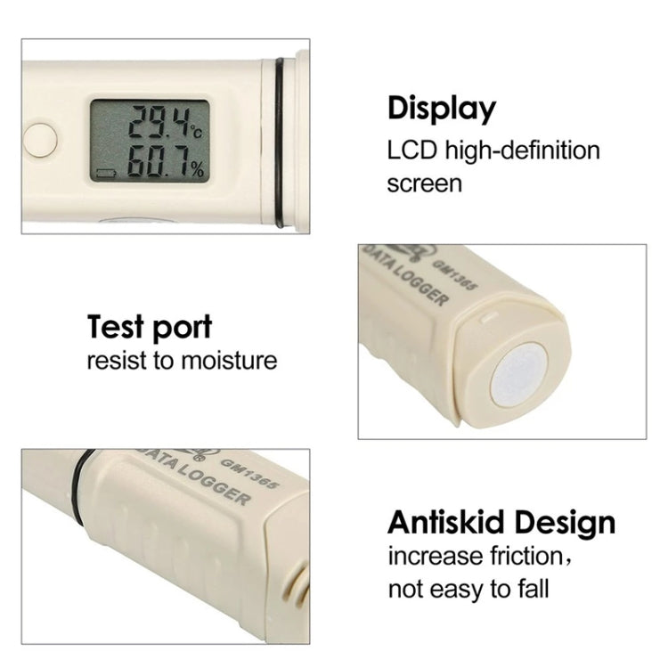 BENETECH GM1365 Digital Humidity & Temperature Data Logger