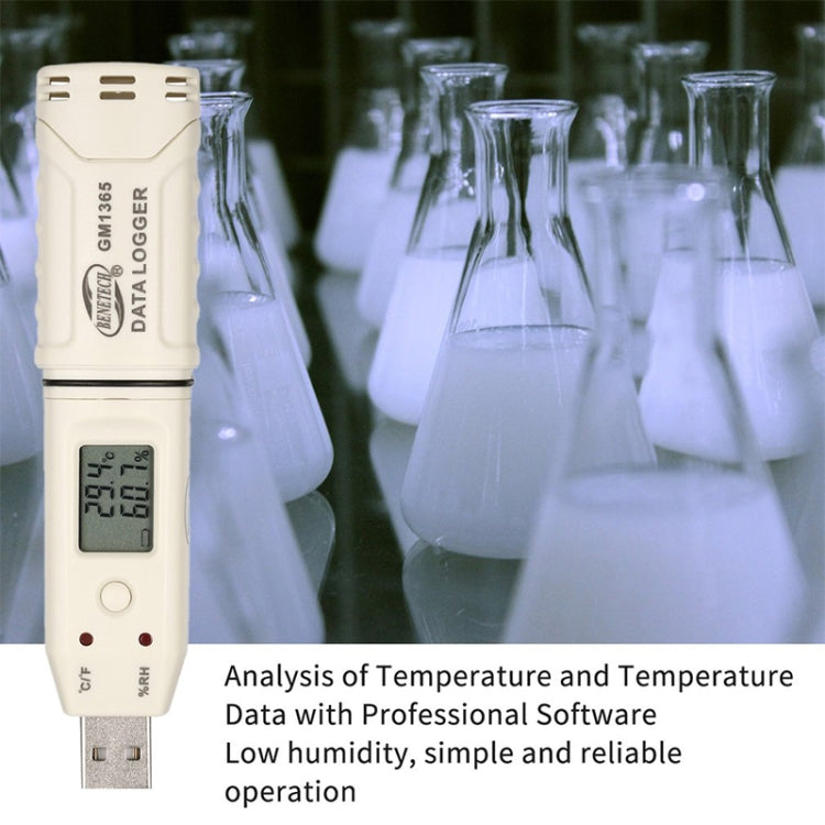BENETECH GM1365 Digital Humidity & Temperature Data Logger