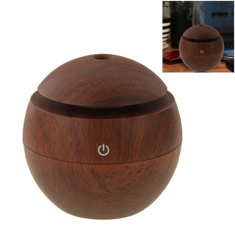 LM-X1 USB Rechargeable Wood Texture 3W Ultrasonic Aroma Air Humidifier