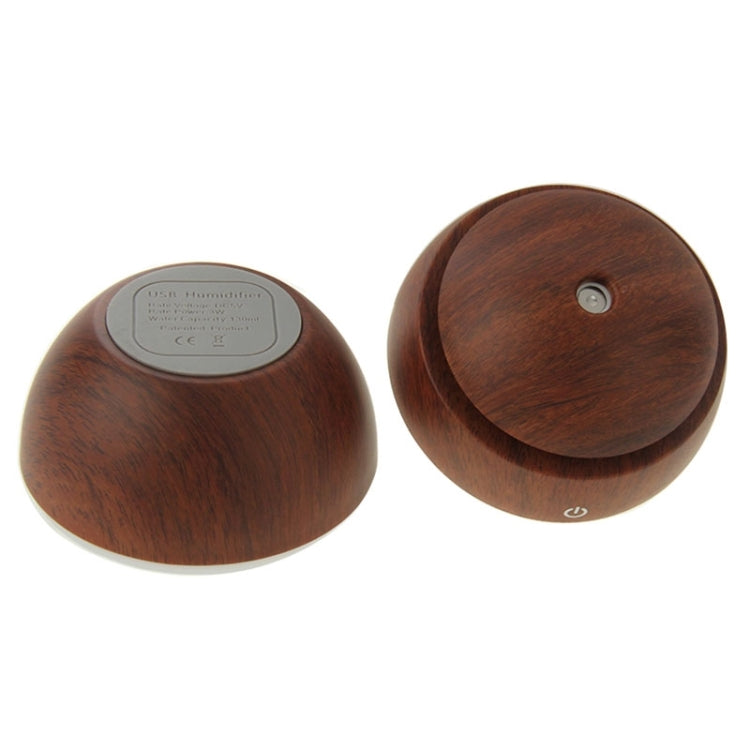 LM-X1 USB Rechargeable Wood Texture 3W Ultrasonic Aroma Air Humidifier