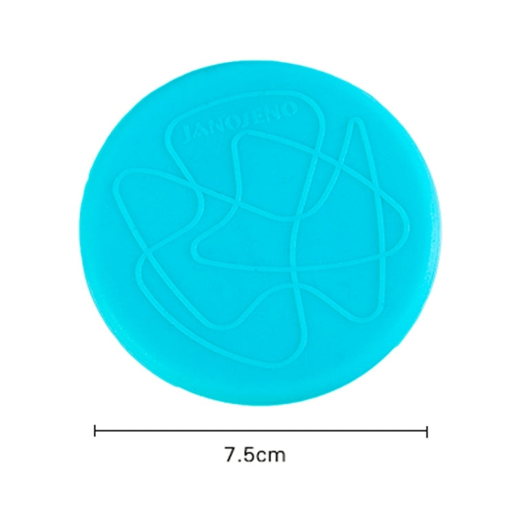 Anti-slip Silicone Red Wine & Tea & Coffee Cup Mat / Cup Lid, Random Color Delivery