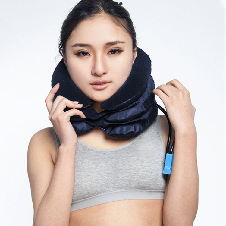 Inflatable Air Cervical Neck Traction Device Soft Head Back Shoulder Neck Ache Massager Headache Pain Relief Relaxation Brace