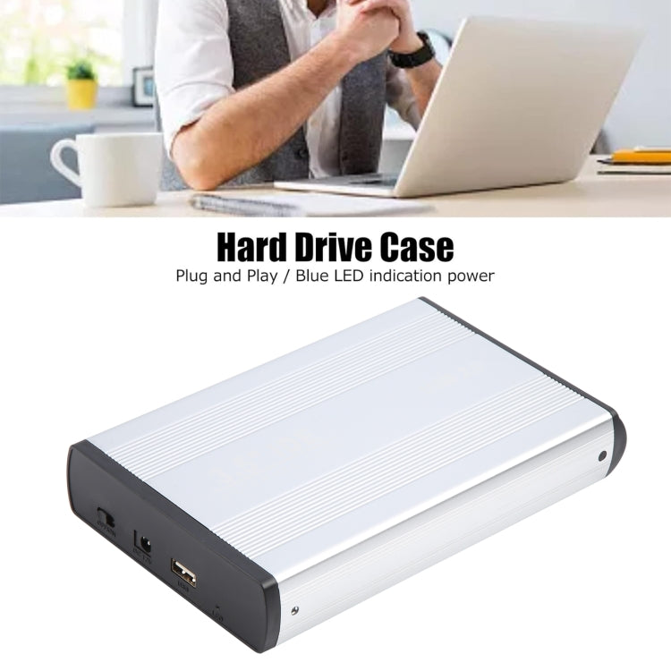 3.5 inch HDD External Case, Support IDE Hard Drive, EU Plug