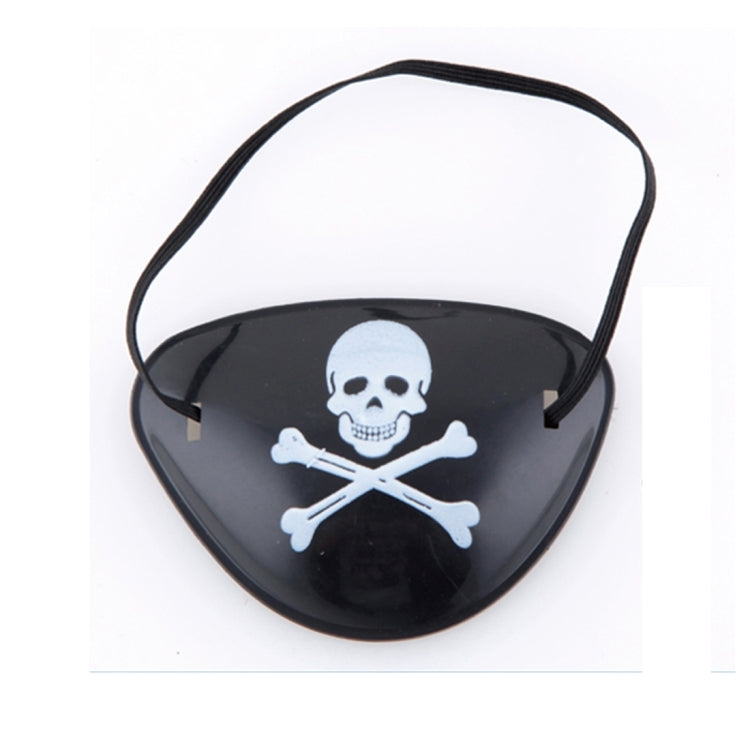 Halloween Props Plastic Pirate Eye Patches, Random Pattern Delivery