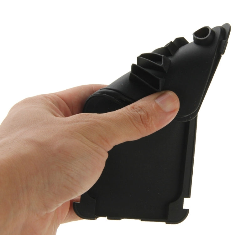 360 Degree Rotation 3 Layer (Plastic + Touch Panel Screen + Silicone Tray) Combination Bicycle Holder for iPhone 5 & 5S