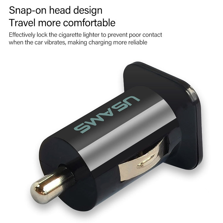 High Performance 2.1A + 1A Dual USB Port Car Charger for iPad Air 2 & Air & 4, iPhone 6 & 6 Plus & 5C & 5S & 4 & 4S, iPod touch, Galaxy Tablet / Note Series and Other Mobile Phone, Navigators