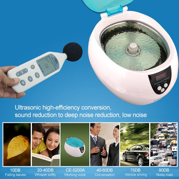 Stainless Steel Tank Digital Ultrasonic Cleaner with LCD Display for Jewelry / Watch / Denture