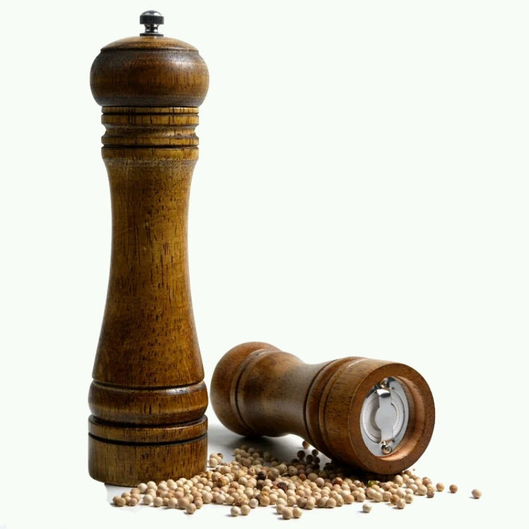 Length Classical Wooden Pepper Spice Salt Mill Grinder Muller