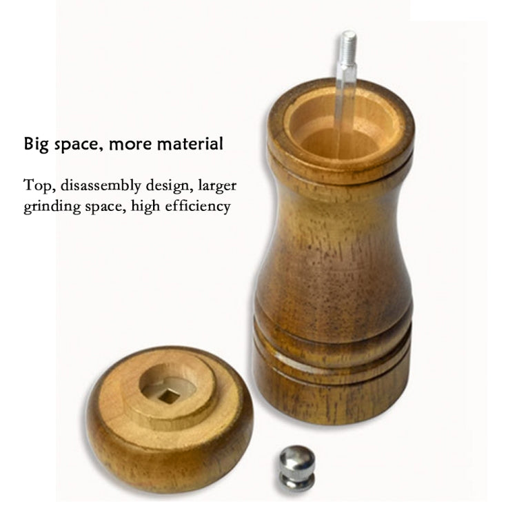 Length Classical Wooden Pepper Spice Salt Mill Grinder Muller