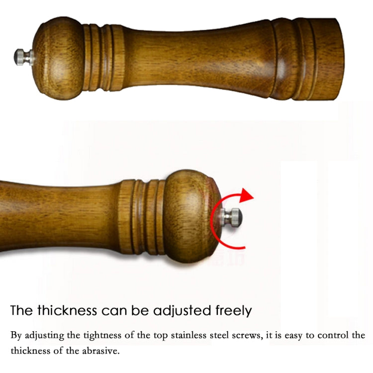 Length Classical Wooden Pepper Spice Salt Mill Grinder Muller