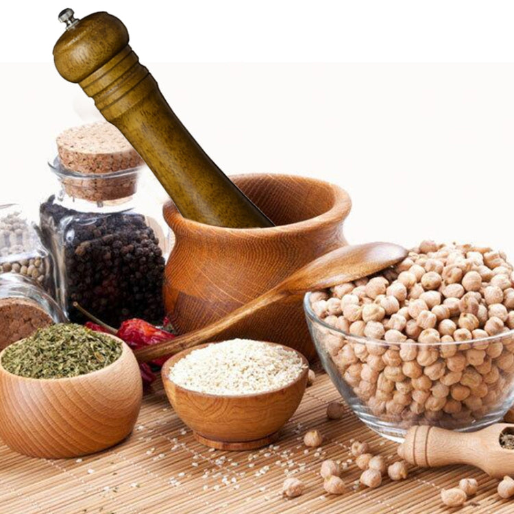 Length Classical Wooden Pepper Spice Salt Mill Grinder Muller