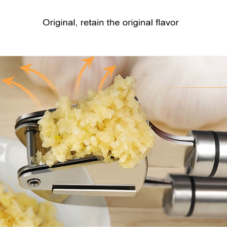 Food Grade 304 Stainless Steel Garlic Press Presser Crusher Slicer