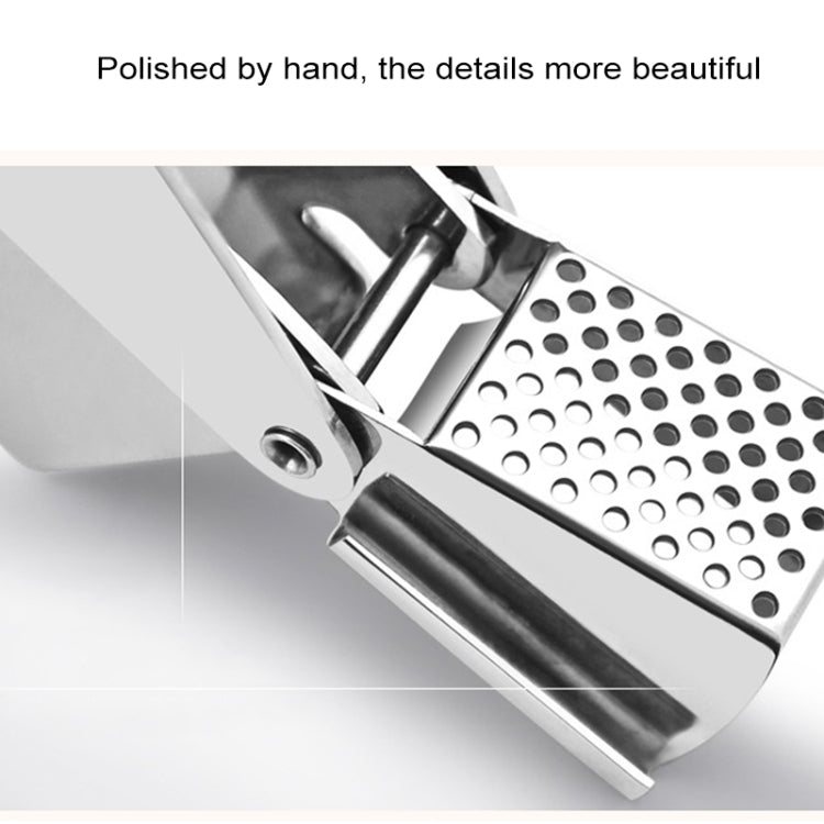 Food Grade 304 Stainless Steel Garlic Press Presser Crusher Slicer