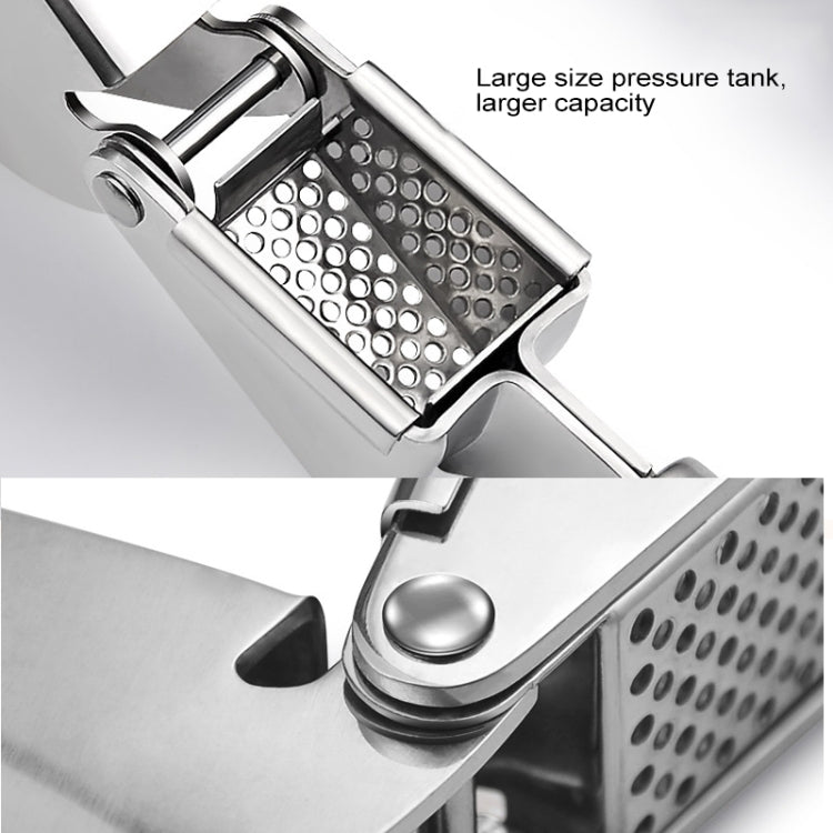 Food Grade 304 Stainless Steel Garlic Press Presser Crusher Slicer