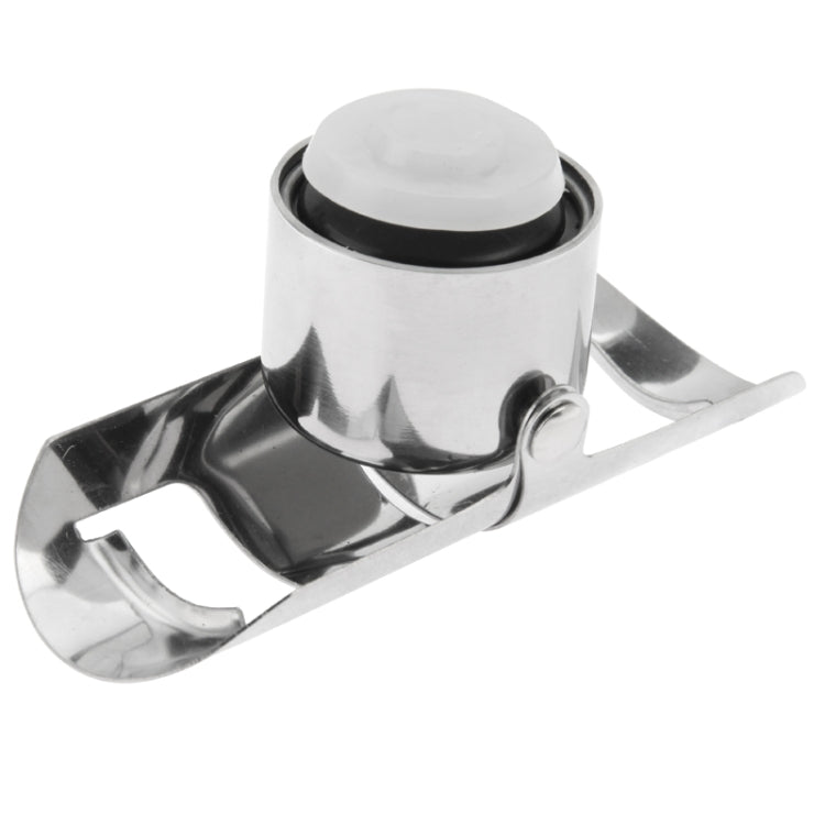 Novel Stainless Steel Champagne Wine Bottle Stopper Plugger Cork Keeping Fresh Gadget