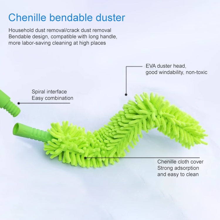 Single Sided Flexible Chenille Changeable Dust Duster