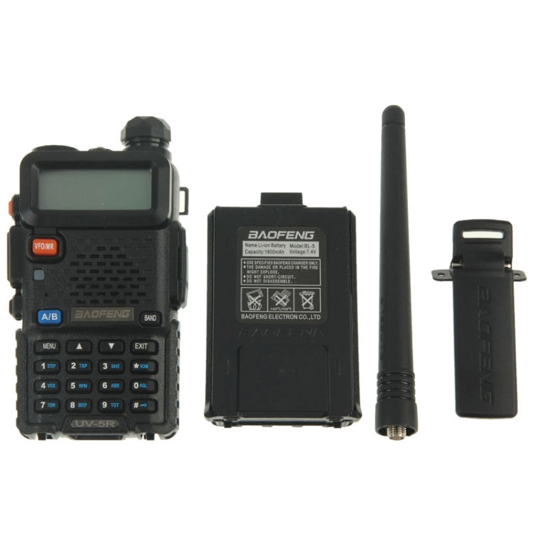 BAOFENG UV-5R Professional Dual Band Transceiver FM Two Way Radio Walkie Talkie Transmitter