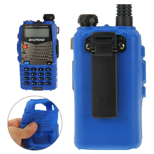 Pure Color Silicone Case for UV-5R Series Walkie Talkies