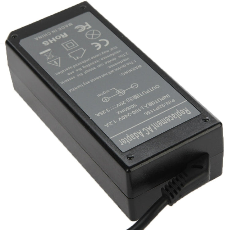 65W 20V 3.25A AC Adapter for IBM / Lenovo Thinkpad Notebook Laptop, Output Tips: 7.9mm x 5.5mm
