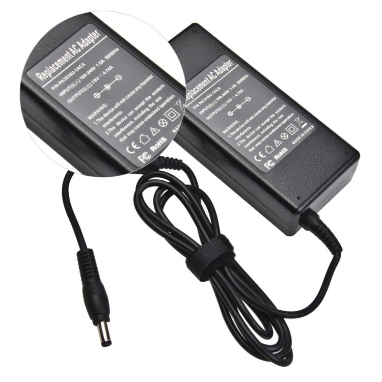 PA-1750-04 90W 19V 4.74A Mini AC Adapter for Acer / HP / Asus / Toshiba Laptop, Output Tips: 5.5mm x 2.5mm