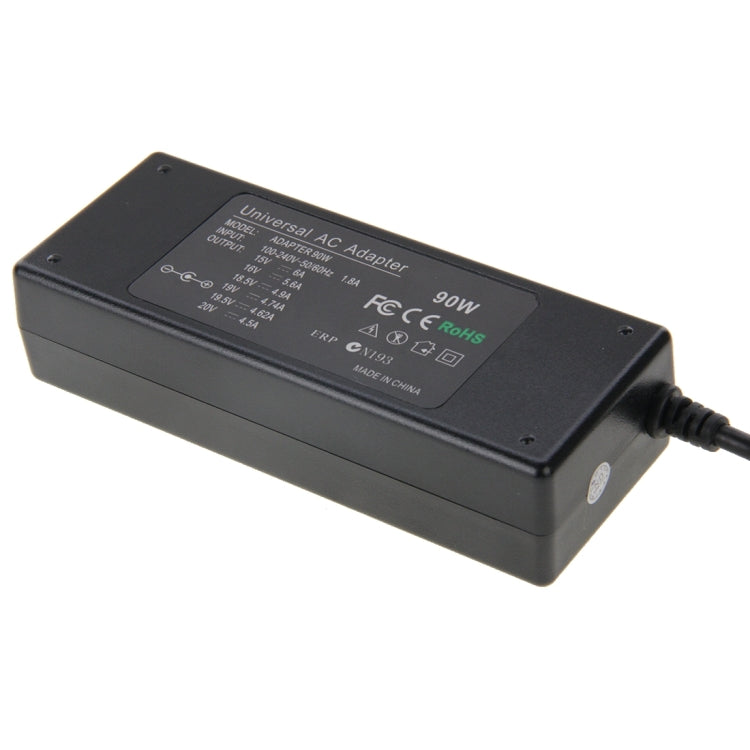 AU-90W+13 TIPS 90W 15V 6A Universal AC Power Adapter Charger with 13 Tips Connectors for Laptop Notebook, EU Plug