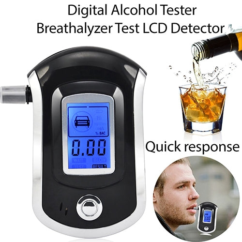 3 digitals LCD Display Breath Alcohol Tester Analyzer