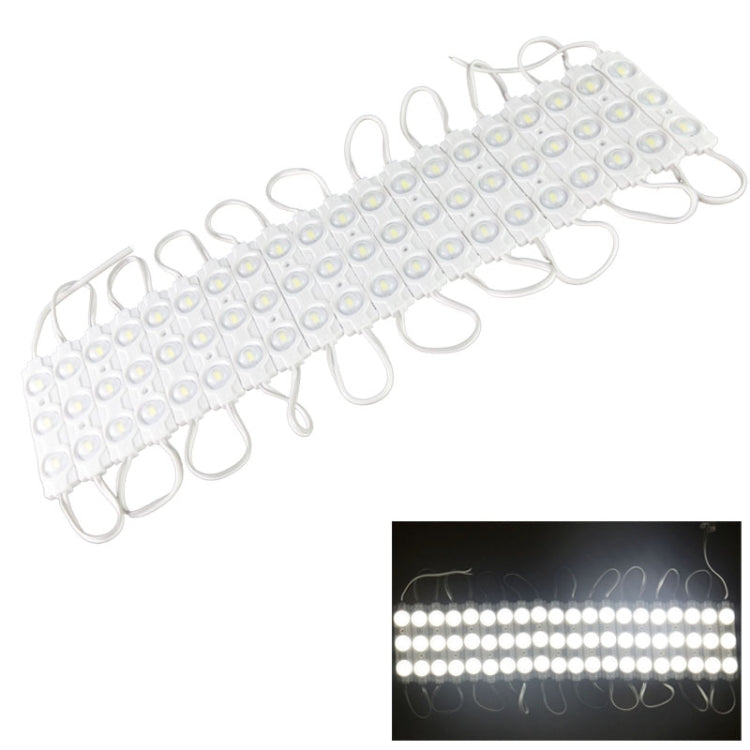 180 Degrees 20 x 3-LED SMD 5730 Convex High Warm White Light LED, DC 12V