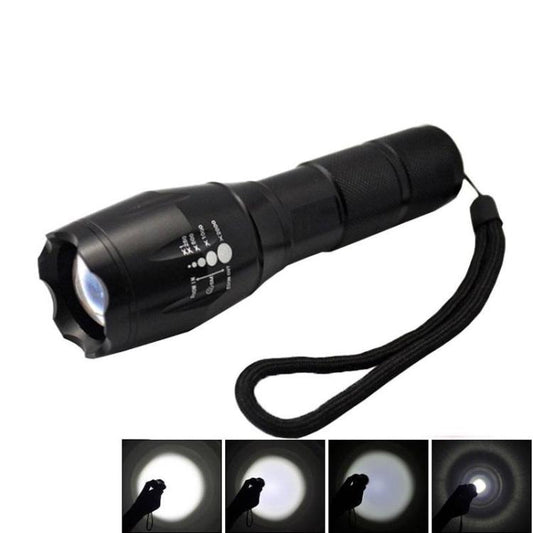 LT-XD White Light LED Flashlight 1800 LM 5-Modes(Black)