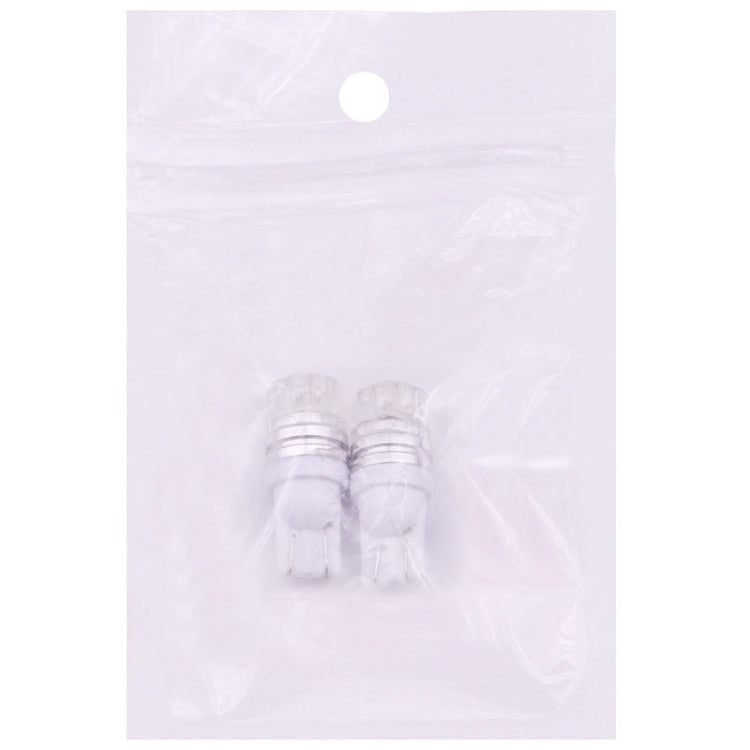 2 PCS T10 1.5W 60LM 1 LED Dark Blue COB LED Brake Light for Vehicles, DC12V