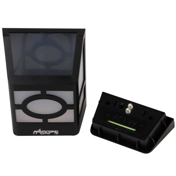 2 LED  Fence Lamp Solar Wall Mounted Light