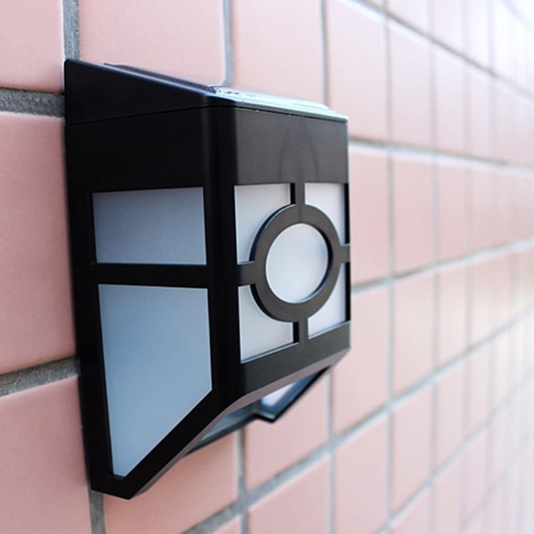 2 LED  Fence Lamp Solar Wall Mounted Light