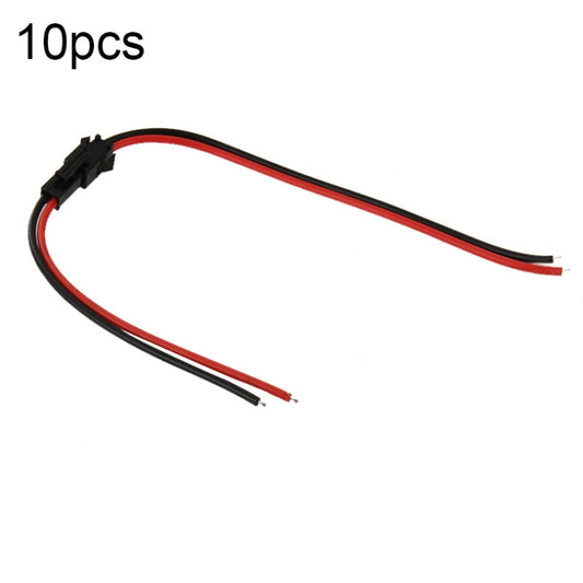 10pcs LED Strip 2 Pin Connector Cable Male Female Connect Wire for Led Lamp Driver, Length: 10cm + 13cm