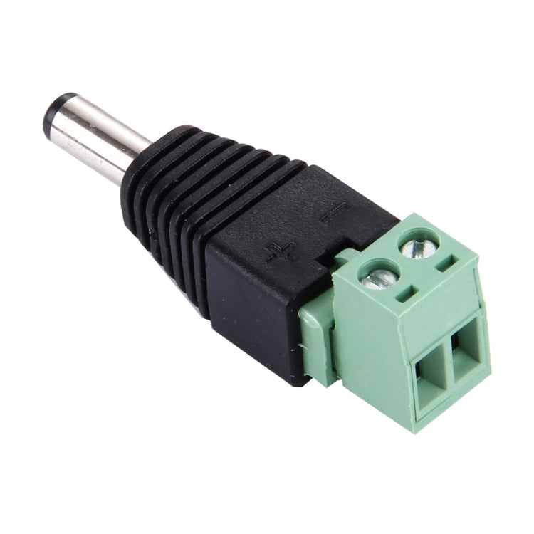 5 PCS 5.5 x 2.1mm DC Power Male Connector for CCTV Camera